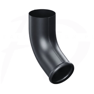 Kolano rury spustowej KROP ⌀ 100 kolor czarny